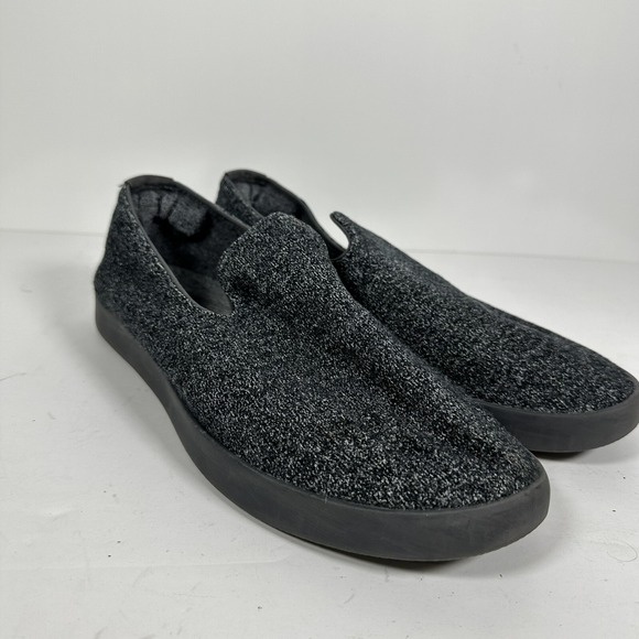 Allbirds Wool Loungers Shoes Men\'s 12 Gray Black Merino Loafer Slipper Slip On main image 11